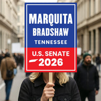 Marquita Bradshaw For Tennessee Senate 2026 Election Sign, Republican Party, Political Campaign Sign, Senate Election 2026 Race Poster Sign