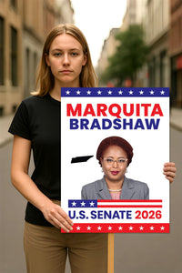 Marquita Bradshaw For Tennessee Senate 2026 Election Sign, Republican Party, Political Campaign Sign, Senate Election 2026 Race Poster Sign