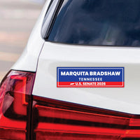 Marquita Bradshaw For Tennessee Senate 2026 Car Magnet - Vote Bill Hagerty Vehicle Magnet, Tennessee Senate Elections 2026 Magnet - 10" x 3"