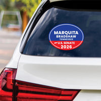 Marquita Bradshaw For Tennessee Senate 2026 Vinyl Sticker, Vote Marquita Decal, Tennessee Senate Elections 2026 Bumper Sticker, 6" x 4.5"