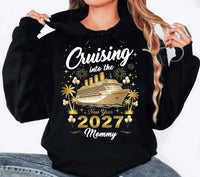 Personalized 2027 New Year Cruise Shirt, Custom Family Cruise Crew Tee, Resort Tee, Matching Mommy Daddy Kids NYE Outfit, Family Trip Gift