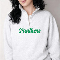 Personalized Sports Team Embroidered Quarter Zip Sweatshirt, Custom Team Name Pullover, Coach Spirit Wear, Game Day Layer, Tournament Gift