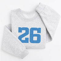 Custom Glitter Football Number Shirt, Personalized Game Day Sports Tee, Varsity Number Sweatshirt, Mascot Spirit Top, Custom Team Gift