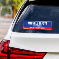 Michele Tafoya For Minnesota Senate 2026 Vinyl Sticker, Vote Michele Tafoya, Minnesota Senate Elections 2026 Bumper Sticker 10" x 3"