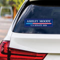 Ashley Moody For Florida Senate 2026 Vinyl Sticker, Vote Ashley Moody, Florida Senate Elections 2026 Bumper Sticker 10