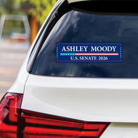 Ashley Moody For Florida Senate 2026 Vinyl Sticker, Vote Ashley Moody, Florida Senate Elections 2026 Bumper Sticker 10" x 3"