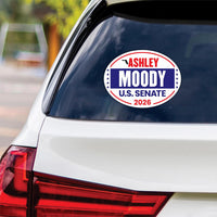 Ashley Moody For Florida Senate 2026 Vinyl Sticker, Vote Ashley Moody, Florida Senate Elections 2026 Bumper Sticker 6" x 4.5"