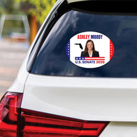 Ashley Moody For Florida Senate 2026 Vinyl Sticker, Vote Ashley Moody, Florida Senate Elections 2026 Bumper Sticker 6" x 4.5"