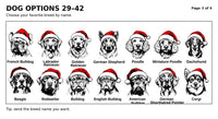 Personalized Santa Paws Dog Sweatshirt, Custom Pet Name Crewneck, Christmas Dog Breed Shirt, Festive Paw Lover Top, Gift for Pet Mom