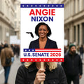 Angie Nixon For Florida Senate 2026 Election Sign, Political Campaign Sign, Republican party, Senate Election 2026 Race Poster Sign
