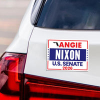 Angie Nixon For Florida Senate 2026 Car Magnet - Vote Angie Nixon Vehicle Magnet, Florida Senate Elections 2026 Magnet - 6" x 4.5"