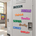 Custom Name Locker Magnet, Personalized School Locker Decor, Back to School Gift for Kids, Fridge Name Magnet, First Day of School Gift