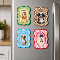 Personalized Pet Portrait Fridge Magnet, Custom Dog Cat Photo Magnet, Refrigerator Keepsake, Custom Pet Fridge Magnet, Dog Mom Gift