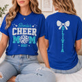 Personalized Glitter Senior Cheer Mom 2027 Shirt, Custom Name Back Tee, Spirit Games Shirt, Senior Night Outfit, Sports Mom Gift, Front Back