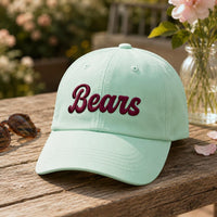 Personalized Team Embroidered Hat, Custom Team Name Baseball Cap, Adjustable Cotton Cap, College Game Day Hat for Women, Game Day Gift