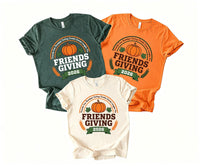 Custom Friendsgiving 2026 Shirt, Matching Thanksgiving Party Tee, Personalized Friend Group Top, Fall Gathering Outfit, Holiday Party Gift