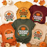Custom Friendsgiving 2026 Shirt, Matching Thanksgiving Party Tee, Personalized Friend Group Top, Fall Gathering Outfit, Holiday Party Gift