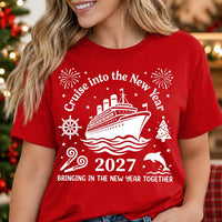 Custom New Year Family Cruise Shirt, Cruise Matching Tee, Couple Ship Trip Outfit, Group Holiday Squad Apparel, Family Vacation Gift