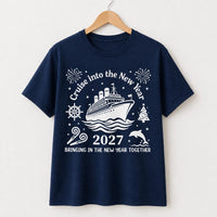 Custom New Year Family Cruise Shirt, Cruise Matching Tee, Couple Ship Trip Outfit, Group Holiday Squad Apparel, Family Vacation Gift