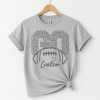 Personalized School Spirit Football Shirt, Custom Team Name Game Day Tee, Varsity Fan Shirt, Back to School Outfit, Custom Team Gift