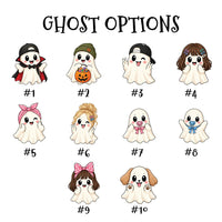 Personalized Grandma Halloween Shirt, Custom Grandkids Names Tee, Mimi Nana Gigi Little Boos Top, Cute Ghost Family Tee, Gift for Grandma