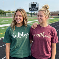 Custom Mascot Puff Print Shirt, Personalized Team Name Sweatshirt, Raised 3D School Spirit Hoodie, Mascot Puff Shirt, Sports Team Gift