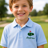 Custom Embroidered Polo Shirt for Father and Son, Personalized Polo Shirts for Golf Outings, Weekend Wear, Casual Polo, Birthday Gift