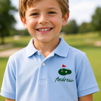 Custom Embroidered Polo Shirt for Father and Son, Personalized Polo Shirts for Golf Outings, Weekend Wear, Casual Polo, Birthday Gift