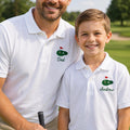 Custom Embroidered Polo Shirt for Father and Son, Personalized Polo Shirts for Golf Outings, Weekend Wear, Casual Polo, Birthday Gift