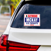 Raymond Mckay For Rhode Island Senate 2026 Vinyl Sticker, Vote Raymond Decal, Rhode Island Senate Elections 2026 Bumper Sticker, 6" x 4.5"