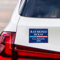 Raymond Mckay For Rhode Island Senate 2026 Car Magnet - Vote Raymond Vehicle Magnet, Rhode Island Senate Elections 2026 Magnet - 6" x 4.5"