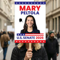 Mary Peltola For Alaska Senate 2026 Election Sign, Political Campaign Sign, Senate Election 2026 Race Poster Sign