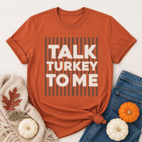 Personalized Thanksgiving Shirt, Custom Funny Turkey Quote Tee, Retro Friendsgiving T-Shirt, Family Dinner Outfit, Funny Holiday Gift