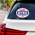 James Byrd For Wyoming Senate 2026 Vinyl Sticker, Vote James Byrd Decal, Wyoming Senate Elections 2026 Bumper Sticker, 6