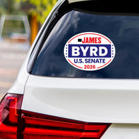 James Byrd For Wyoming Senate 2026 Vinyl Sticker, Vote James Byrd Decal, Wyoming Senate Elections 2026 Bumper Sticker, 6" x 4.5"