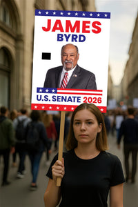 James Byrd For Wyoming Senate 2026 Election Sign, Political Campaign Sign, Senate Election 2026 Race Poster Sign