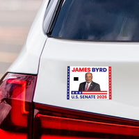 James Byrd For Wyoming Senate 2026 Car Magnet - Vote James Byrd Vehicle Magnet, Wyoming Senate Elections 2026 Magnet - 6" x 4.5"