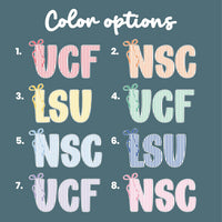 Personalized School Spirit Shirt, Custom Team Mascot Tee, Striped Varsity Initial Shirt, Back to School Game Day Outfit, Custom Team Gift