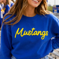 Custom Puff Print Mascot Sweatshirt, Personalized Team Name Shirt, Raised 3D School Spirit Hoodie, Sports Game Day Tee, Team Mom Gift