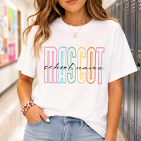 Personalized Mascot School Name Spirit Shirt, Custom Team Name Tee, Back to School Teacher Student Shirt, Game Day Apparel, Custom Team Gift