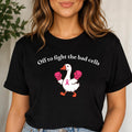 Breast Cancer Goose Shirt, Funny Cancer Warrior Tee, Chemotherapy Support T-Shirt, Pink Ribbon Awareness Apparel, Get Well Soon Gift