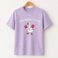 Breast Cancer Goose Shirt, Funny Cancer Warrior Tee, Chemotherapy Support T-Shirt, Pink Ribbon Awareness Apparel, Get Well Soon Gift