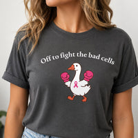 Breast Cancer Goose Shirt, Funny Cancer Warrior Tee, Chemotherapy Support T-Shirt, Pink Ribbon Awareness Apparel, Get Well Soon Gift
