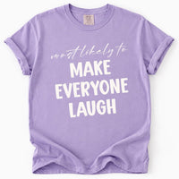 Custom Most Likely To Bachelorette Party Shirts, Funny Bride Squad Matching Tees, Bridal Party Tee, Girls Trip Weekend, Bachelorette Gift