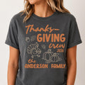 Personalized Family Thanksgiving Shirt, Custom Matching Cousin Crew Tee, Friendsgiving Dinner Shirt, Turkey Day Group Outfit, Cousin Gift