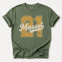 Personalized School Mascot Shirt, Custom Team Name Tee, Vintage Varsity Number Spirit Shirt, Game Day Fan Apparel, Custom Team Gift