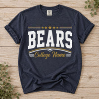 Custom School Mascot Shirt, Personalized School Name Tee, School Spirit Game Day Shirt, Varsity Team Fan Top, Custom Team Fan Gift