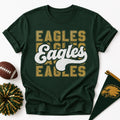 Personalized School Mascot Shirt, Custom Team Name Tee, Retro Varsity Mascot T-Shirt, Game Day School Spirit Apparel, Custom Team Gift