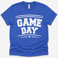 Custom Game Day Football Shirt, Varsity Football Season Tee, Retro Sports Fan Graphic Tee, Weekend Stadium Tailgate Outfit, Gift for Athlete