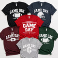 Custom Game Day Football Shirt, Varsity Football Season Tee, Retro Sports Fan Graphic Tee, Weekend Stadium Tailgate Outfit, Gift for Athlete